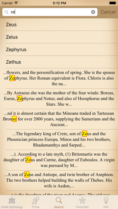 How to cancel & delete Mythology - Greek from iphone & ipad 3