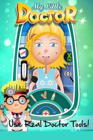 My Little Doctor - Kids Patient Treatment Using Real Dr Tools & Hospital Care screenshot 2