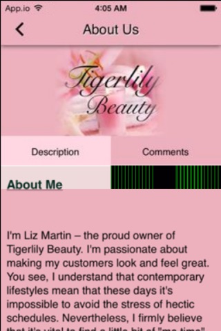 Tigerlily Beauty screenshot 2