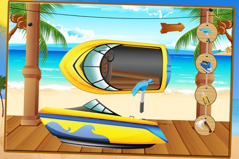 Boat Repair Shop – Build & fix boats in this crazy mechanic game for kids screenshot 2