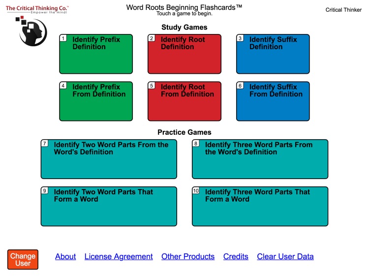 Word Roots Beginning Flashcards™