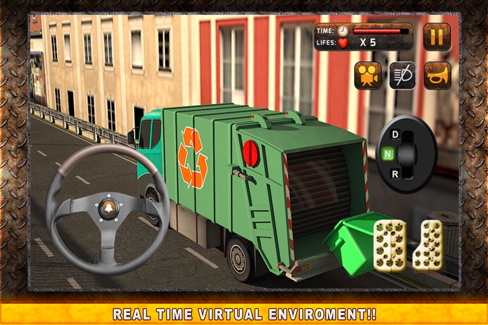 Dump Garbage Truck Simulator – Drive your real dumping machine & clean up the mess from giant city screenshot 2