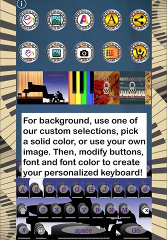 Piano Keys Custom Keyboard screenshot 4