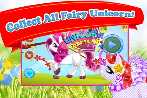 Unicorn Rainbow Dress Up - Fairyland Pet Farm For Little Girl Free screenshot 2