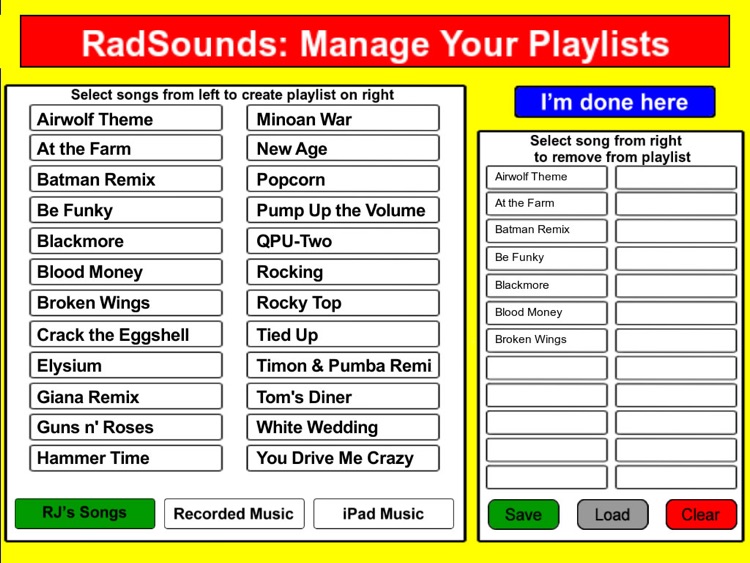 RadSounds: Music Player