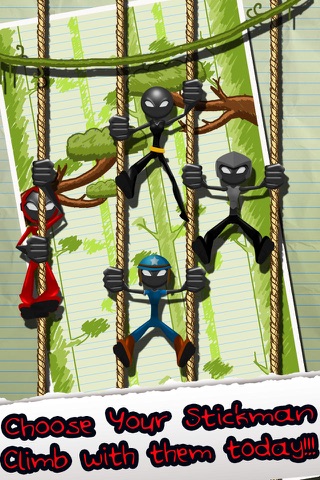 A Super Stickman Adventure -  Climb The Rope screenshot 2