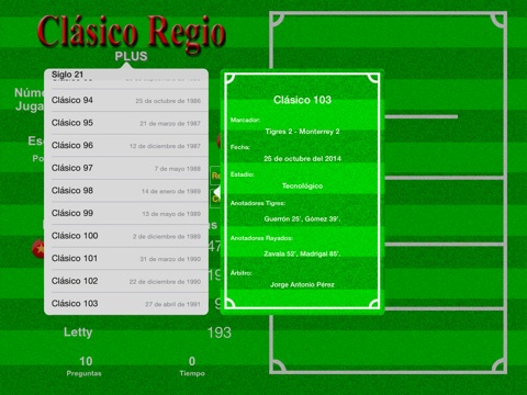 Clásico Regio Plus screenshot 4