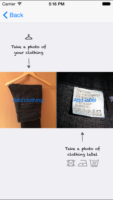 Clothing Labels Screenshot 2