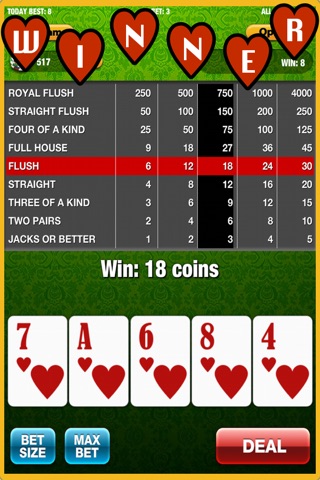 A Video Poker VIP Game - Best Live Poker Series World Casino Games (Texas Holdem Not Included) screenshot 2