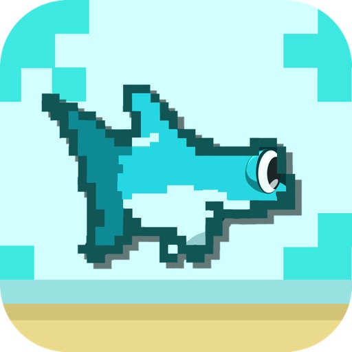 Clumsy Hammerhead Shark - Endless Flapping Game Icon