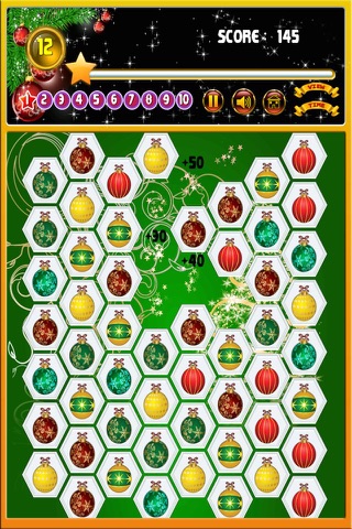 Christmas Ornaments Free Fall - Frozen Gift Puzzle Match- Free screenshot 4