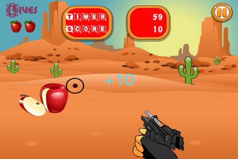 "A Lone-Star Cowboy Fruit Shooter Crash – Lawless Old Wild West-ern Extreme Ranger Revenge Dash PRO" screenshot 2