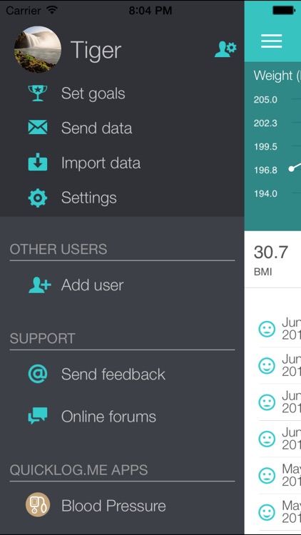 Weight Tracker QuickLog.me