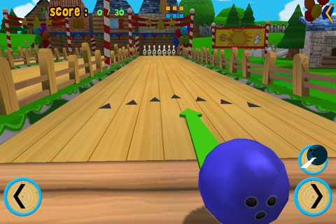 Farm animals and bowling for children - free game screenshot 3