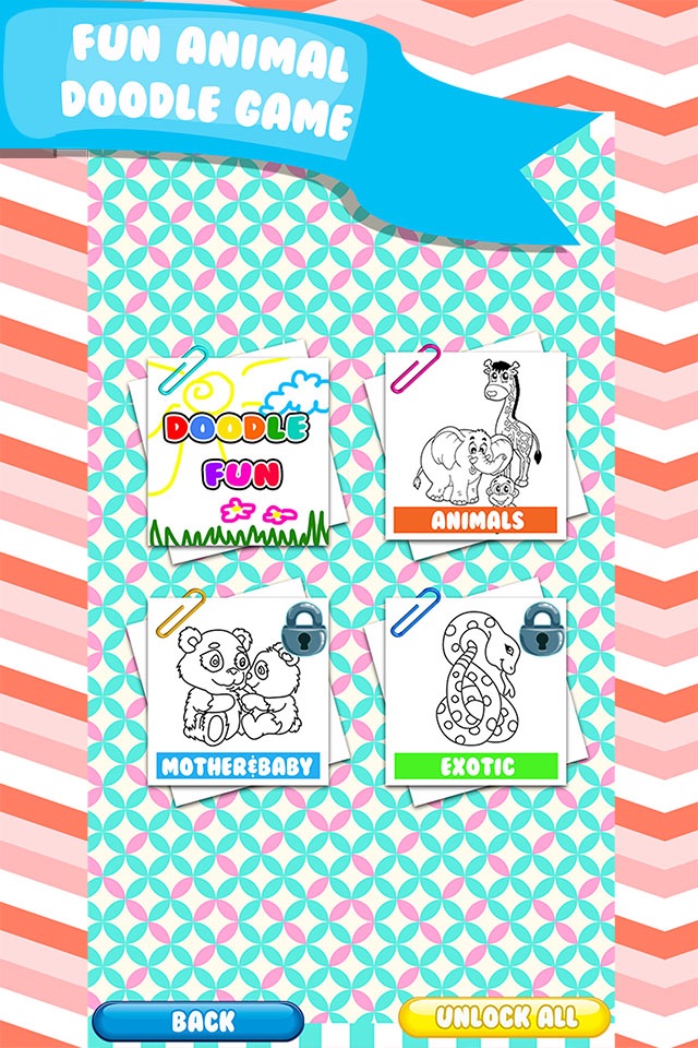 Kids Doodle & Animal Coloring Draw Book -  play my pet paint pad and color drawing farm games for the preschool kids screenshot 3
