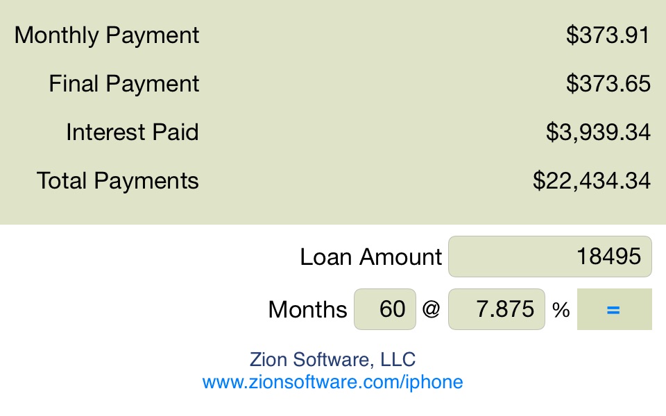 Monthly Payments screenshot 2