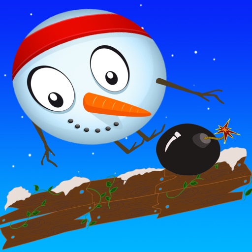 Jumpy Snowman Icon