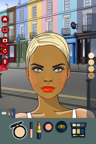 Walks in London! Dress Up, Make Up and Hair Styling game for girls screenshot 2