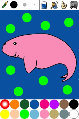 Aquarium Coloring for Kids Lite : iPhone edition screenshot 4