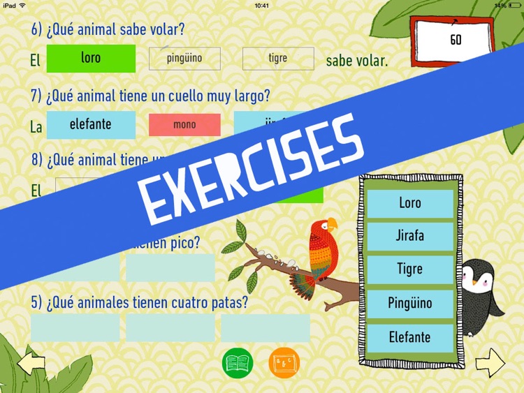 Learning spanish - Animals FREE screenshot-4