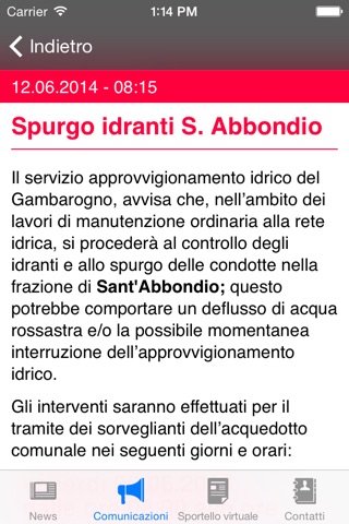 Comune di Gambarogno screenshot 2