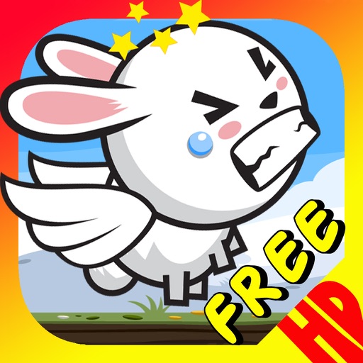 A Pet Super Bunny Rabbit Flies In An Epic Air Battle -HD Free iOS App