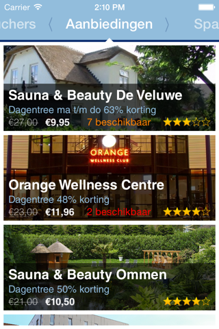 SpaOnline - Sauna's en Thermen screenshot 2