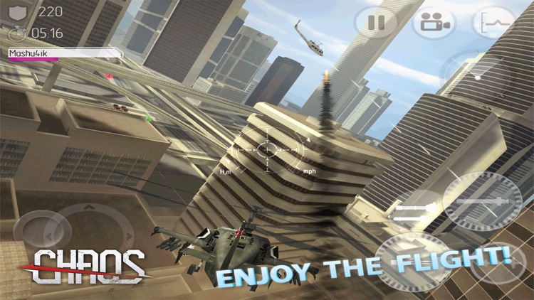 CHAOS Combat Copters HD -­ #1 Multiplayer Helicopter Simulator 3D