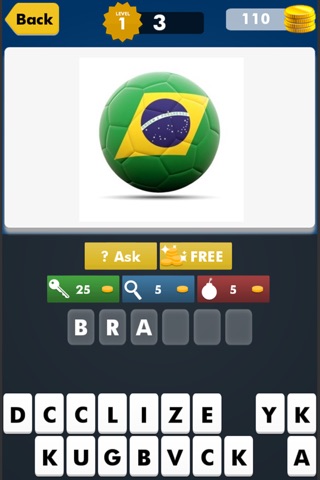 National Football Flag Quiz Free ~ guess world soccer playing countries flags name trivia screenshot 3
