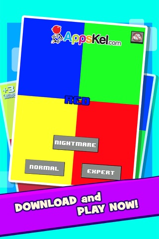 RGBY Color Mania - Don't Tap The Wrong Color Tiles To Win HD Free screenshot 4