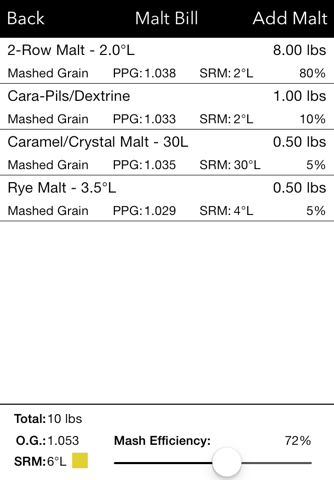 Fermenticus Brew Log screenshot 3