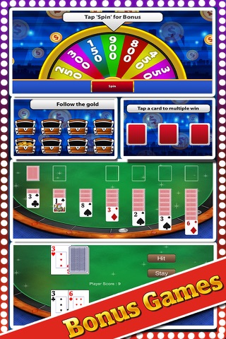 `Lucky Gold Rich Las Vegas Casino Coin Jackpot 777 Slots - Slot Machine with Blackjack, Solitaire, Bonus Prize Wheel screenshot 2