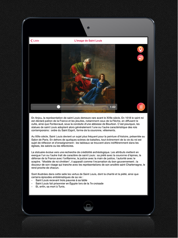 Château dAngers  Exposition Saint Louis roi de France en Anjou