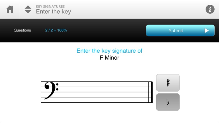 Musition Key Signatures