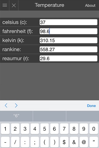 Mila's Temperature Converter screenshot 3