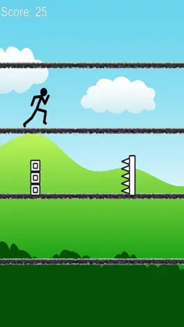 Game screenshot A long way - stickman jump and run free apk