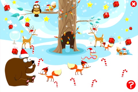 A Christmas Tale: a game to learn and play for children with animals of the snowy wood screenshot 2