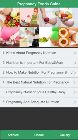 Game screenshot Pregnancy Foods Guide - The Guide To Eating Nutrition Food For Best Pregnancy! mod apk