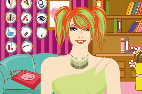 Colorful Hairs Make Up Game screenshot 4