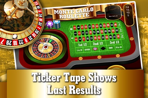 Monte Carlo Roulette Table PRO - Live Gambling and Betting Casino Game screenshot 3
