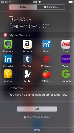 MyFav Website Widget - launch my browser bookmarks in Notifi(圖1)-速報App