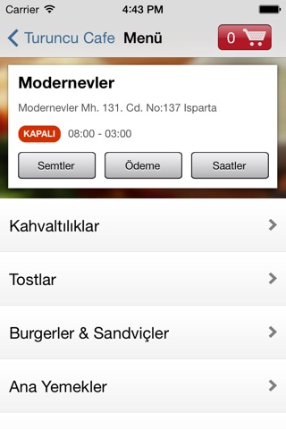 Turuncu Cafe screenshot 2