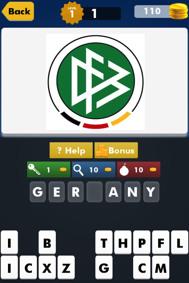 A Football Logo Quiz - ( Soccer Team Name Games Trivia 2k15 ) screenshot 2