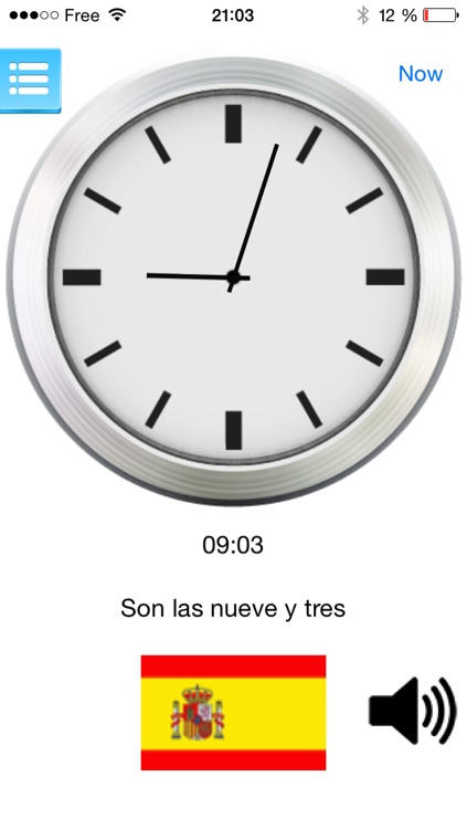 Multilingual speaking clock screenshot-4