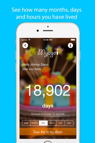 MyAge App Calculate your age screenshot 3