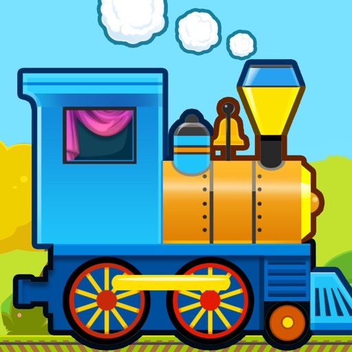 Build My Train - Paint, Fix & Design! Kids Subway Ride & Salon Games Icon