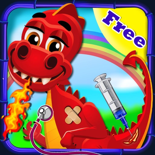 Dragon Doctor – Baby friendly, free doctor surgery & animal hospital games icon