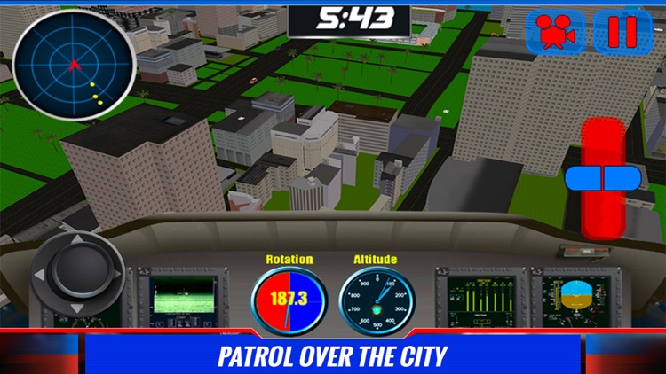 Real City Police Helicopter Simulator 3D screenshot-4