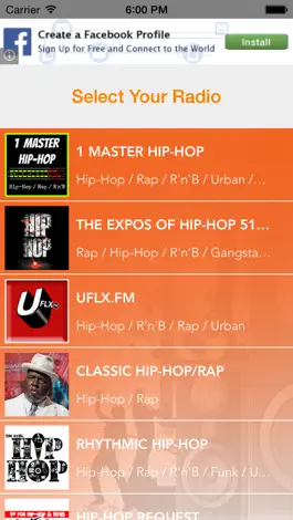 Game screenshot Rap Radio - Rap and Hip Hop Music mod apk