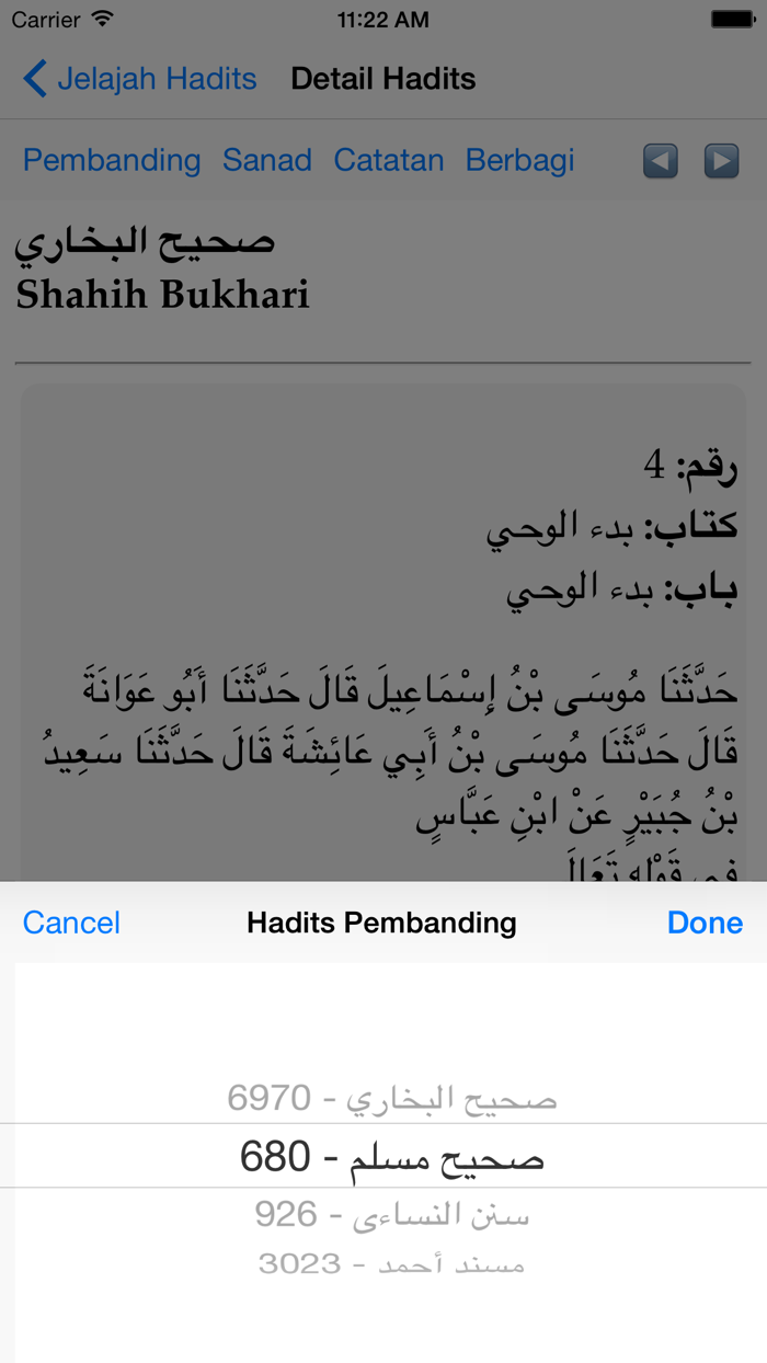 Hadits 9 Imam Kutubut Tisah